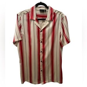 ASOS Silk Striped Shirt